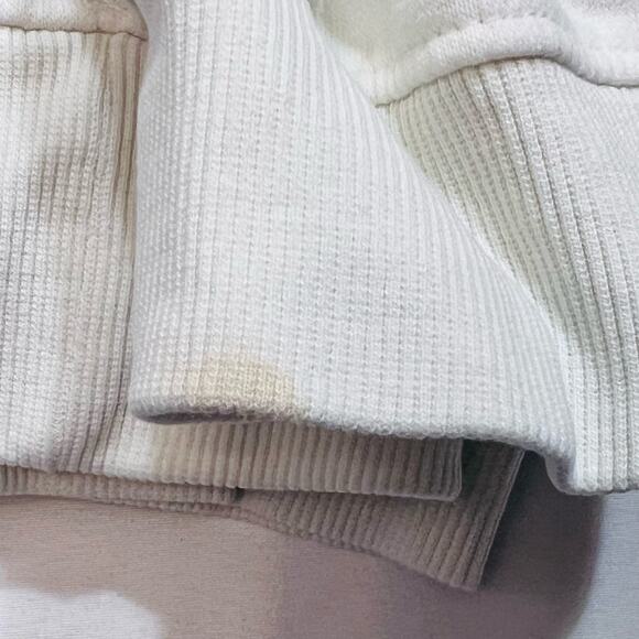 H&M Harry Potter Hogwarts Hoodie Adult Small Cream Pullover Drawstrings - Picture 7 of 7